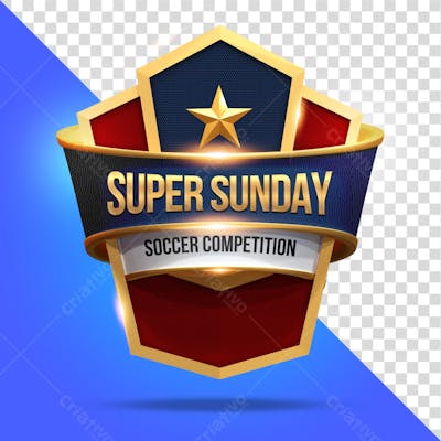 escudo super Sunday 3d