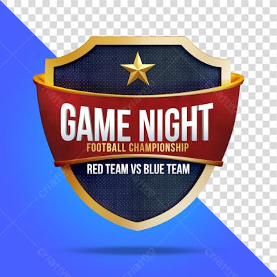escudo game night 3d