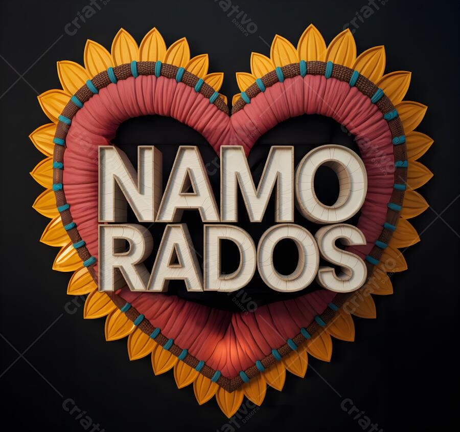 Namorados Dia dos Namorados Coração Girassol
