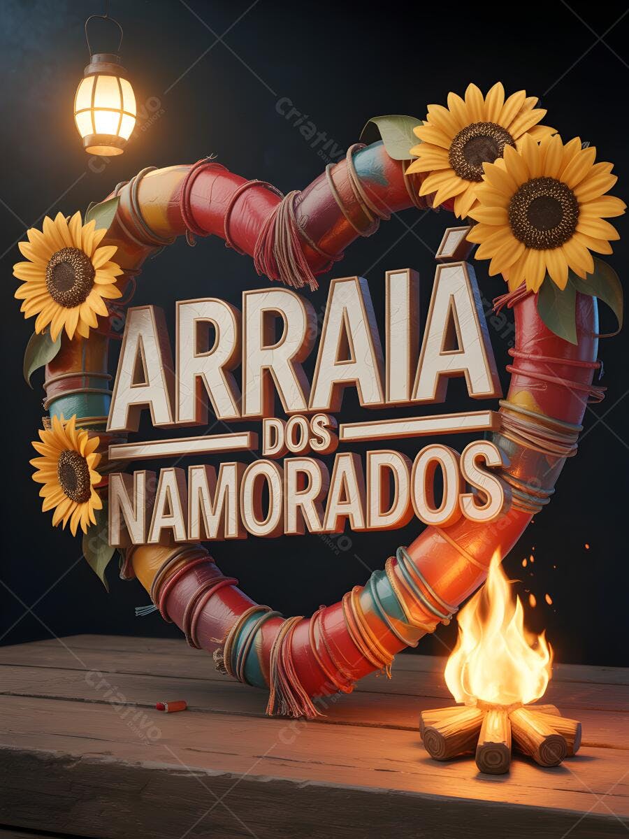 Arraiá dos Namorados decoração romântica