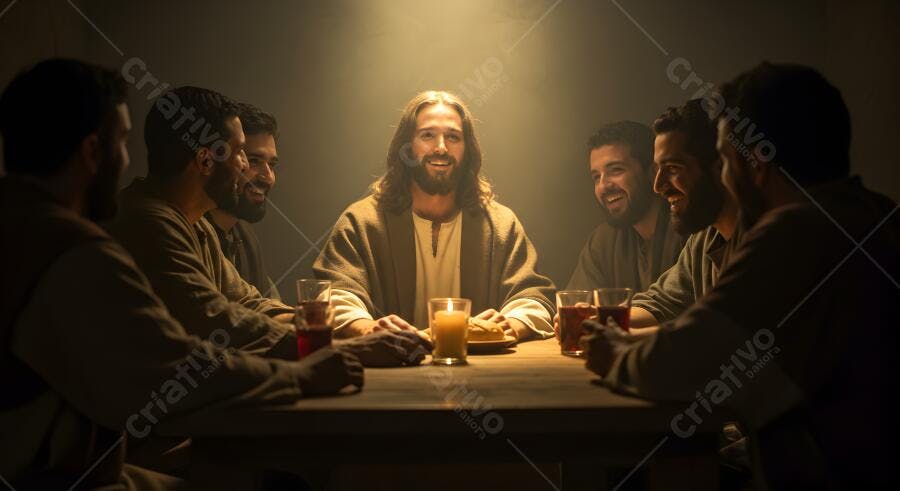 Jesus e os Apóstolos na Última Ceia