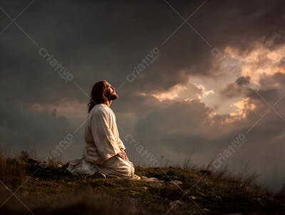 jesus-no-monte-orando-a-Deus (3)