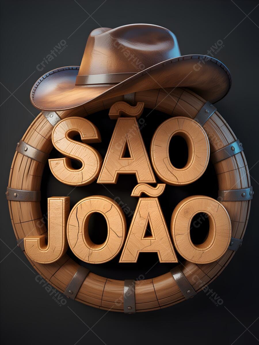 Festa Junina São João chapéu de palha