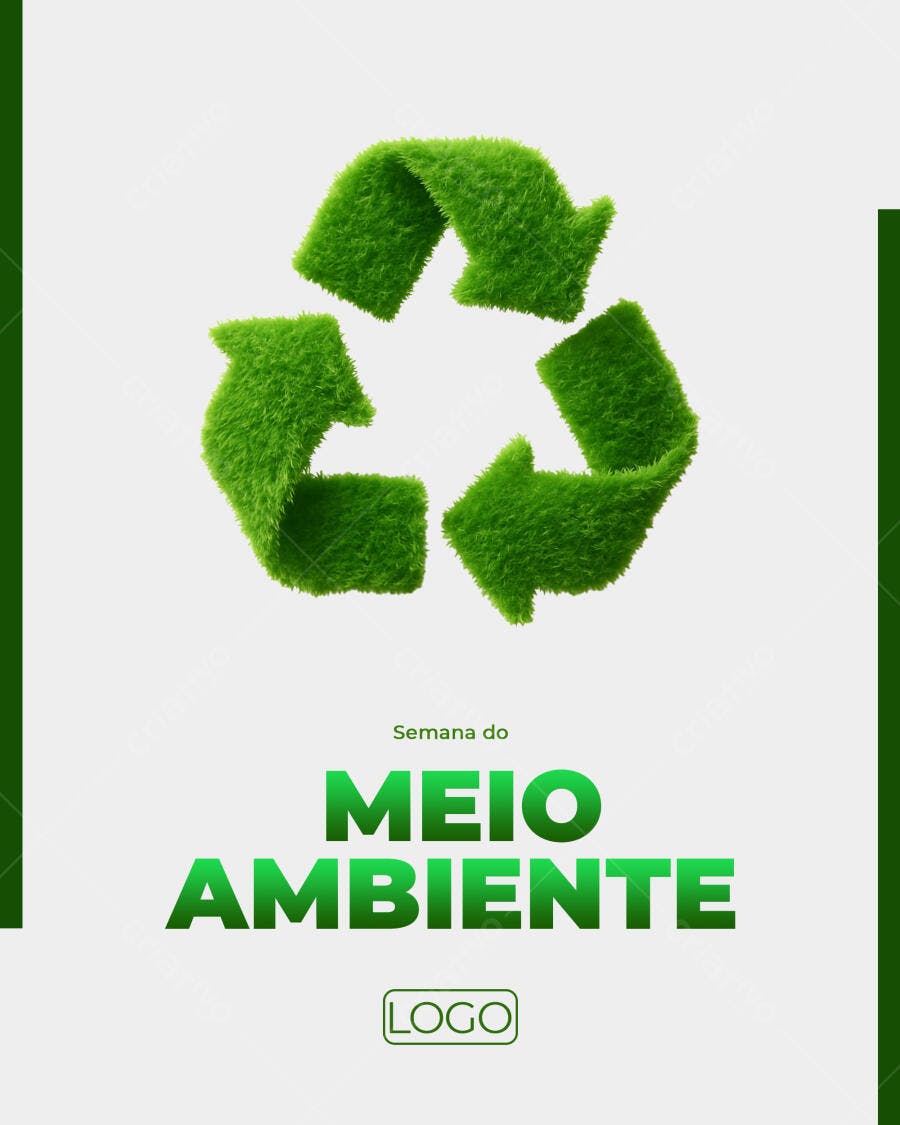 Flyer Semana do Meio Ambiente PSD Editável