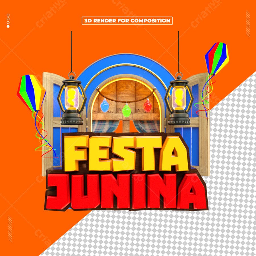 Flyer Festa Junina PSD Editável