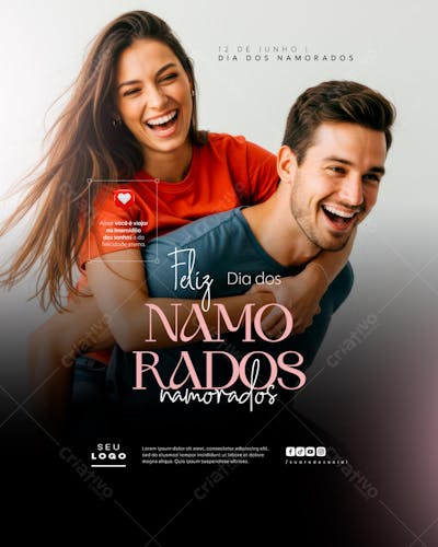 Dia dos Namorados 12 de Junho social media feed editavel (3)