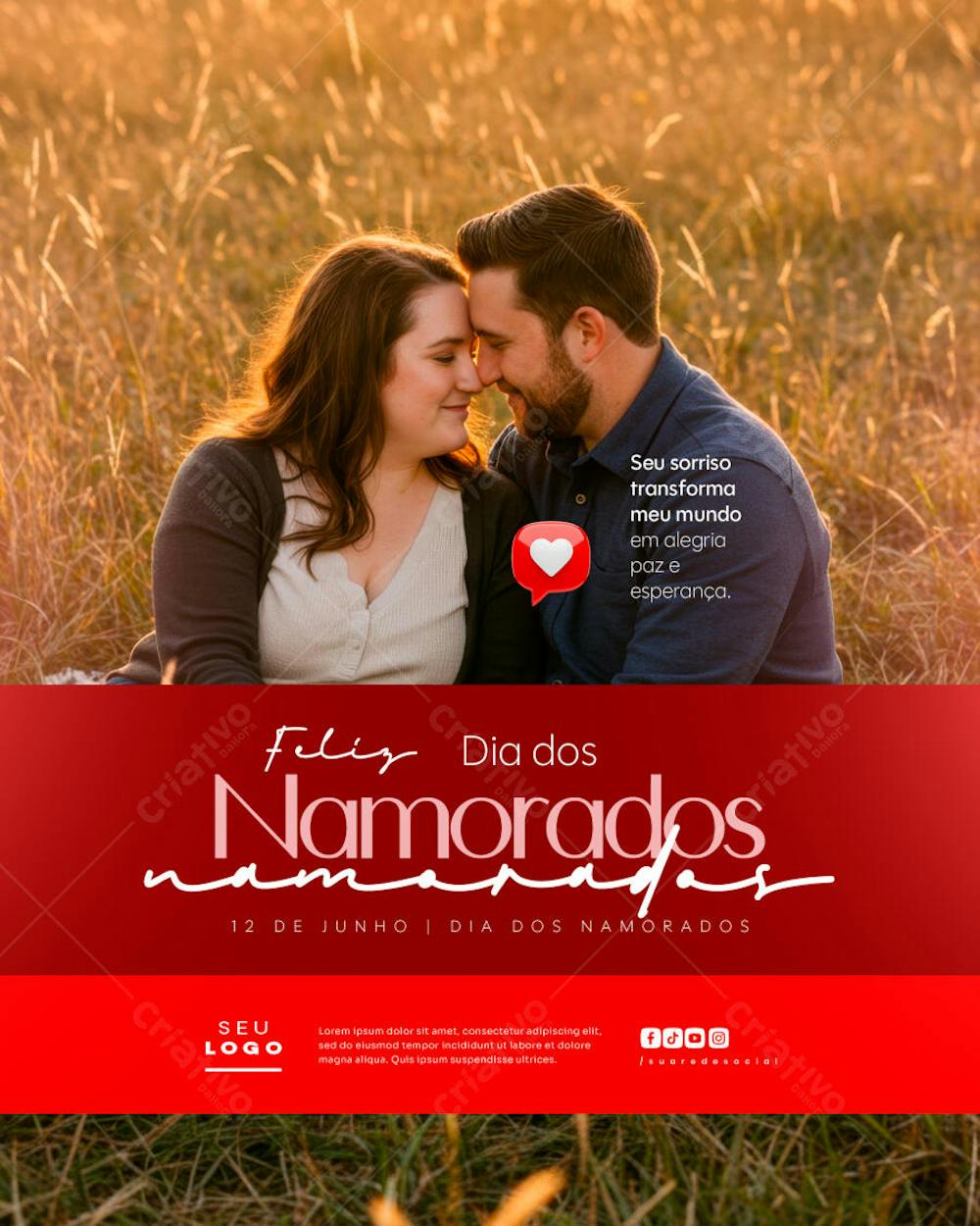 Dia dos Namorados 12 de Junho social media feed editavel (5)