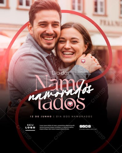 Dia dos Namorados 12 de Junho social media feed editavel (7)