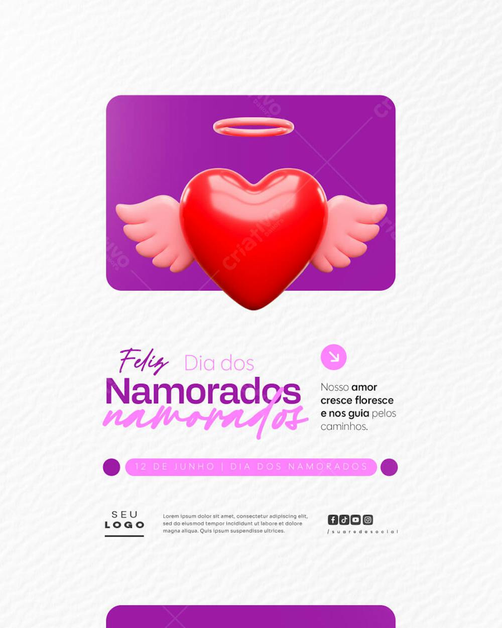 Dia dos Namorados 12 de Junho social media feed editavel (12)