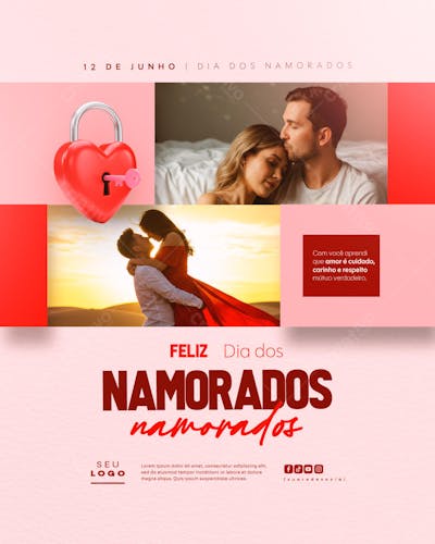 Dia dos Namorados 12 de Junho social media feed editavel (21)