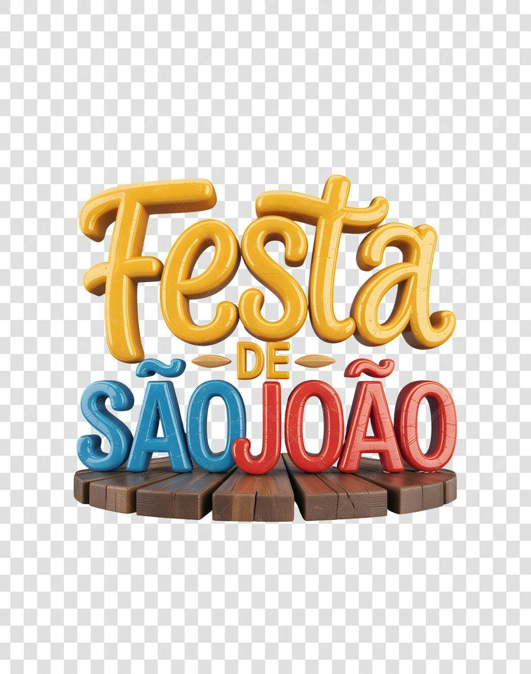 Banner Festa de São João PNG com fundo transparente
