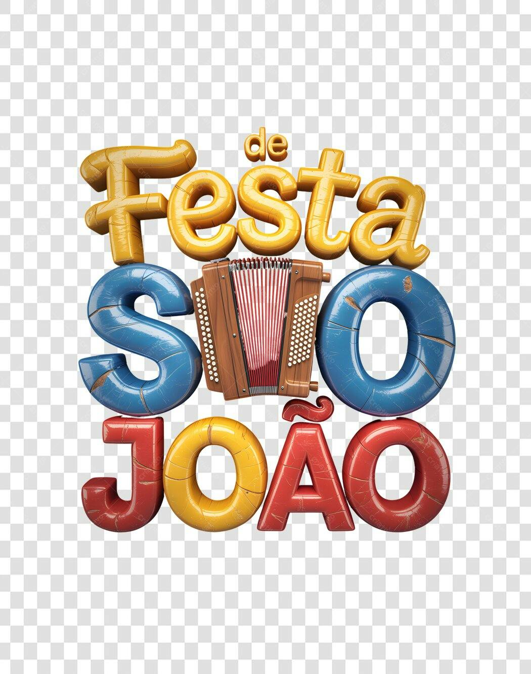 Banner Festa de São João PNG com fundo transparente