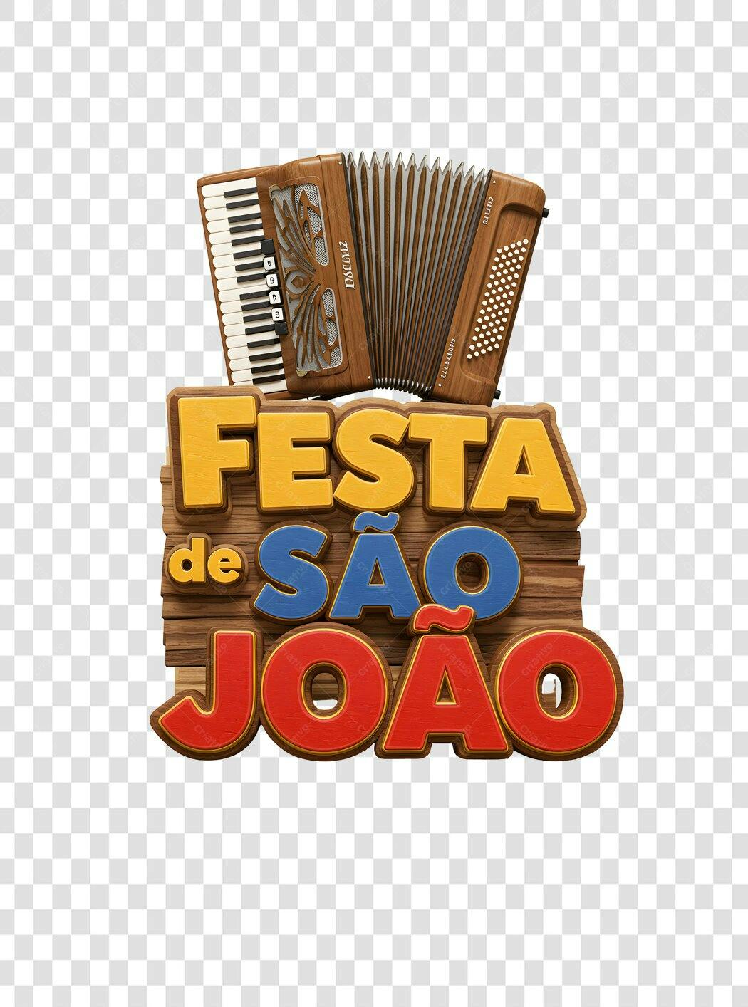 Banner Festa de São João PNG com fundo transparente