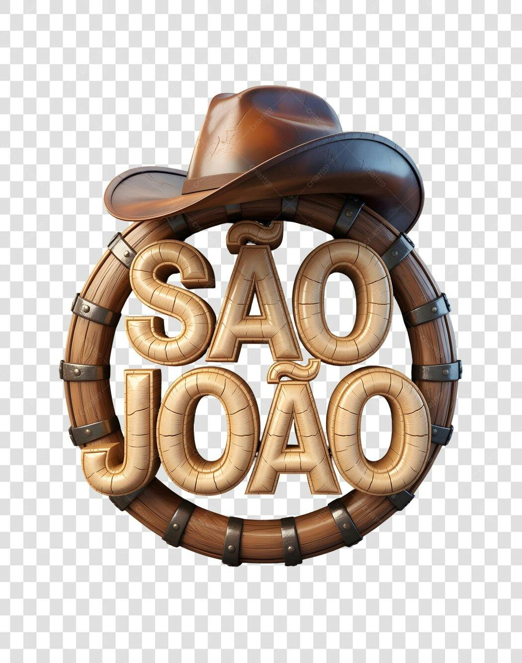 Banner São João PNG com fundo transparente