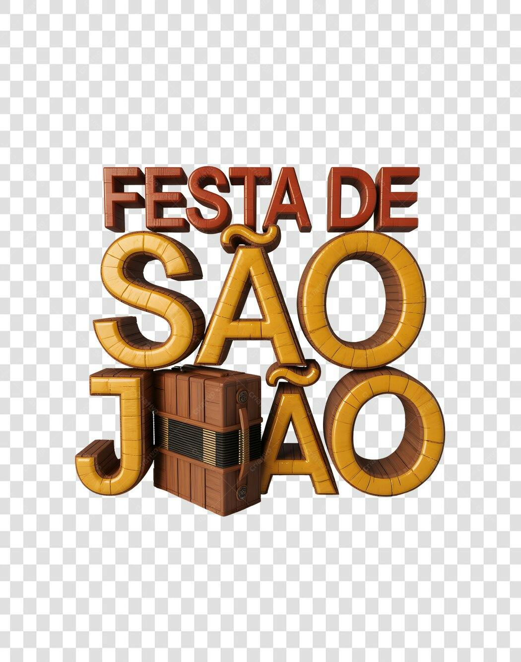 Banner Festa de São João PNG com fundo transparente