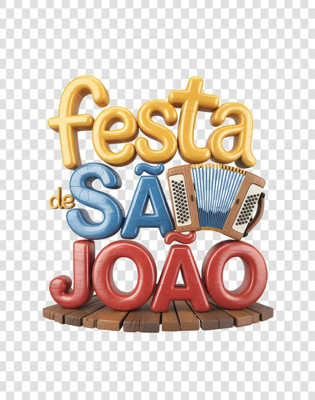 Banner Festa de São João PNG com fundo transparente