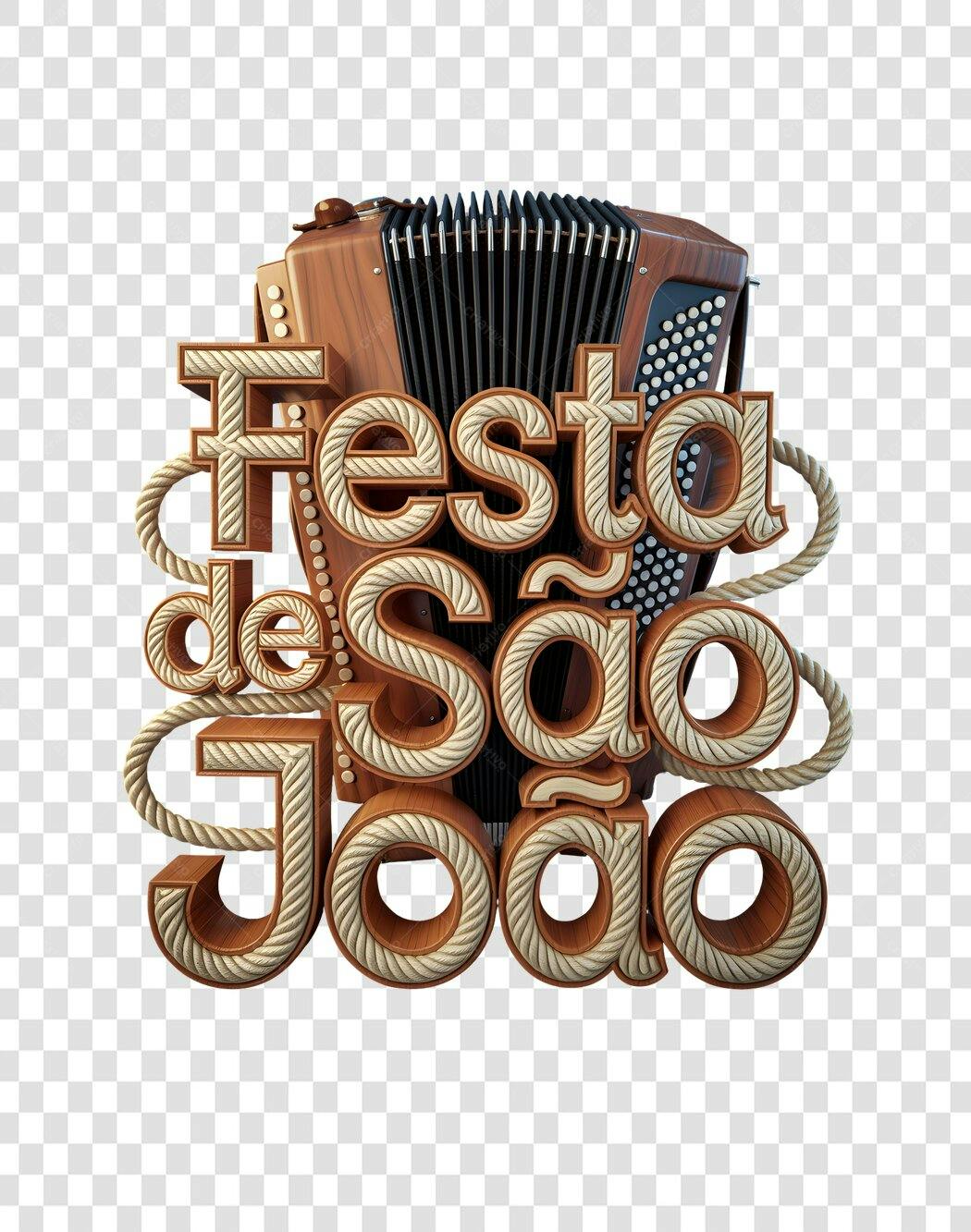 Banner Festa de São João PNG com fundo transparente