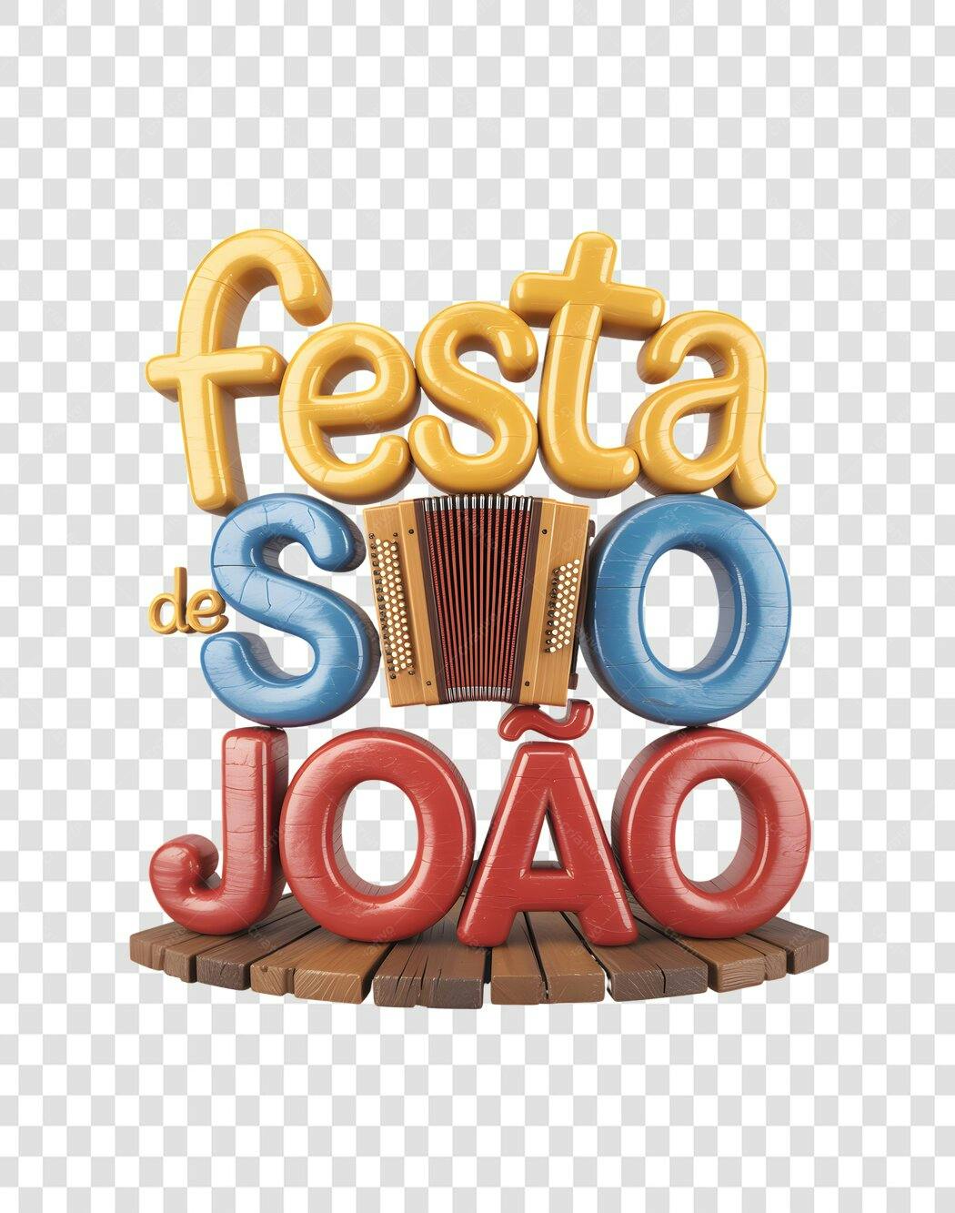 Banner Festa de São João PNG com fundo transparente