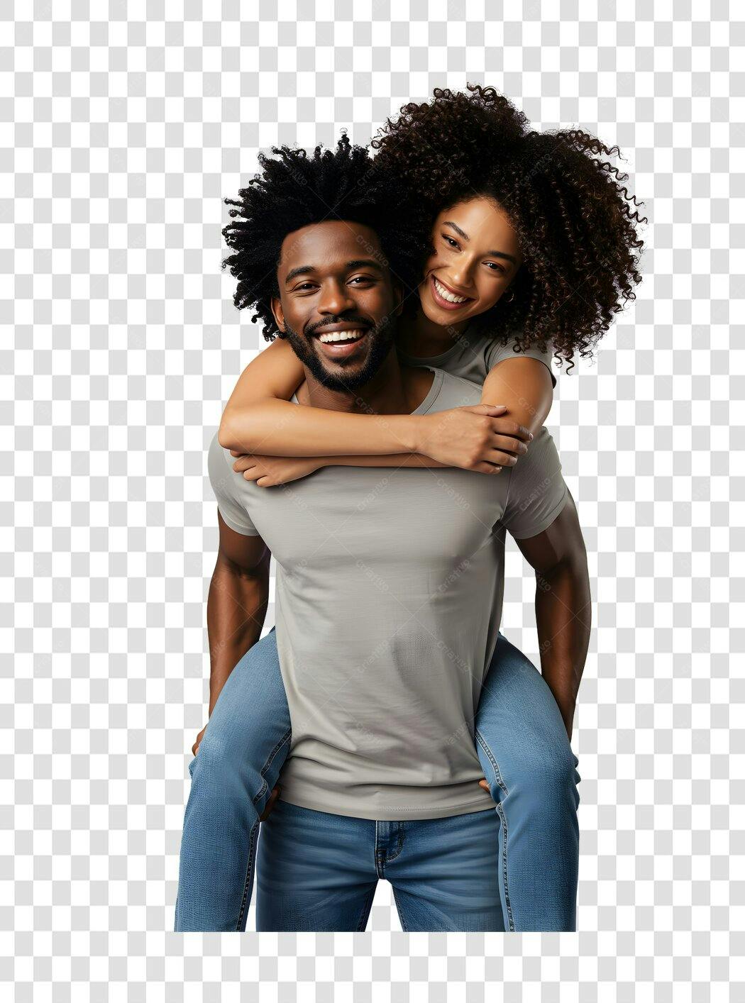 Post Instagram casal apaixonado PNG com fundo transparente