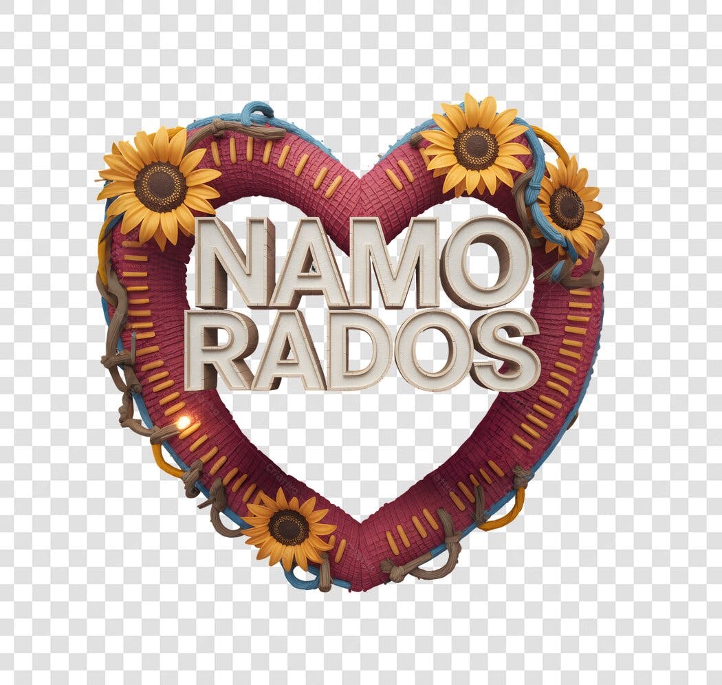 Banner Dia dos Namorados PNG com fundo transparente