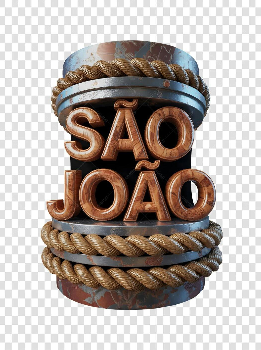 Banner São João PNG com fundo transparente