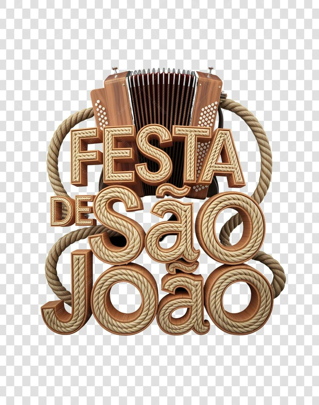 Banner Festa de São João PNG com fundo transparente