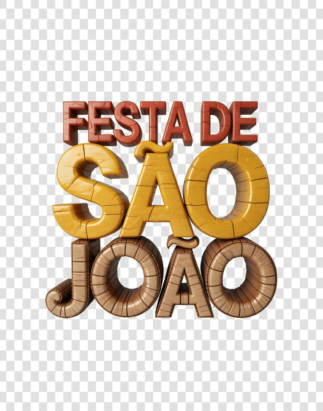 Banner Festa de São João PNG com fundo transparente