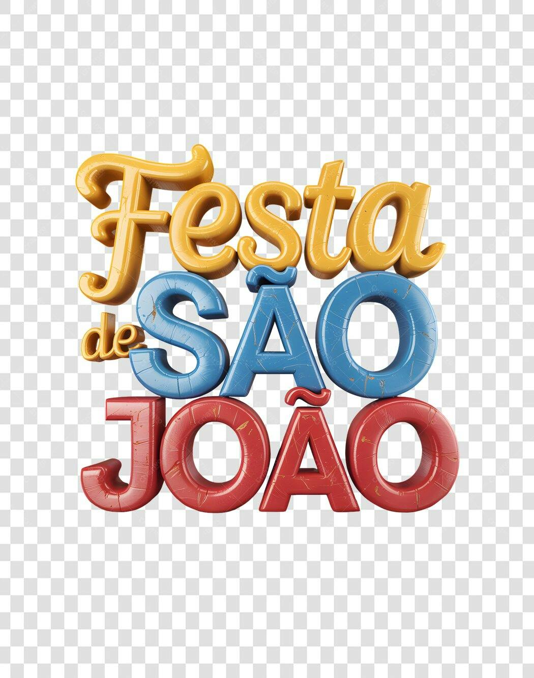 Banner Festa de São João PNG com fundo transparente