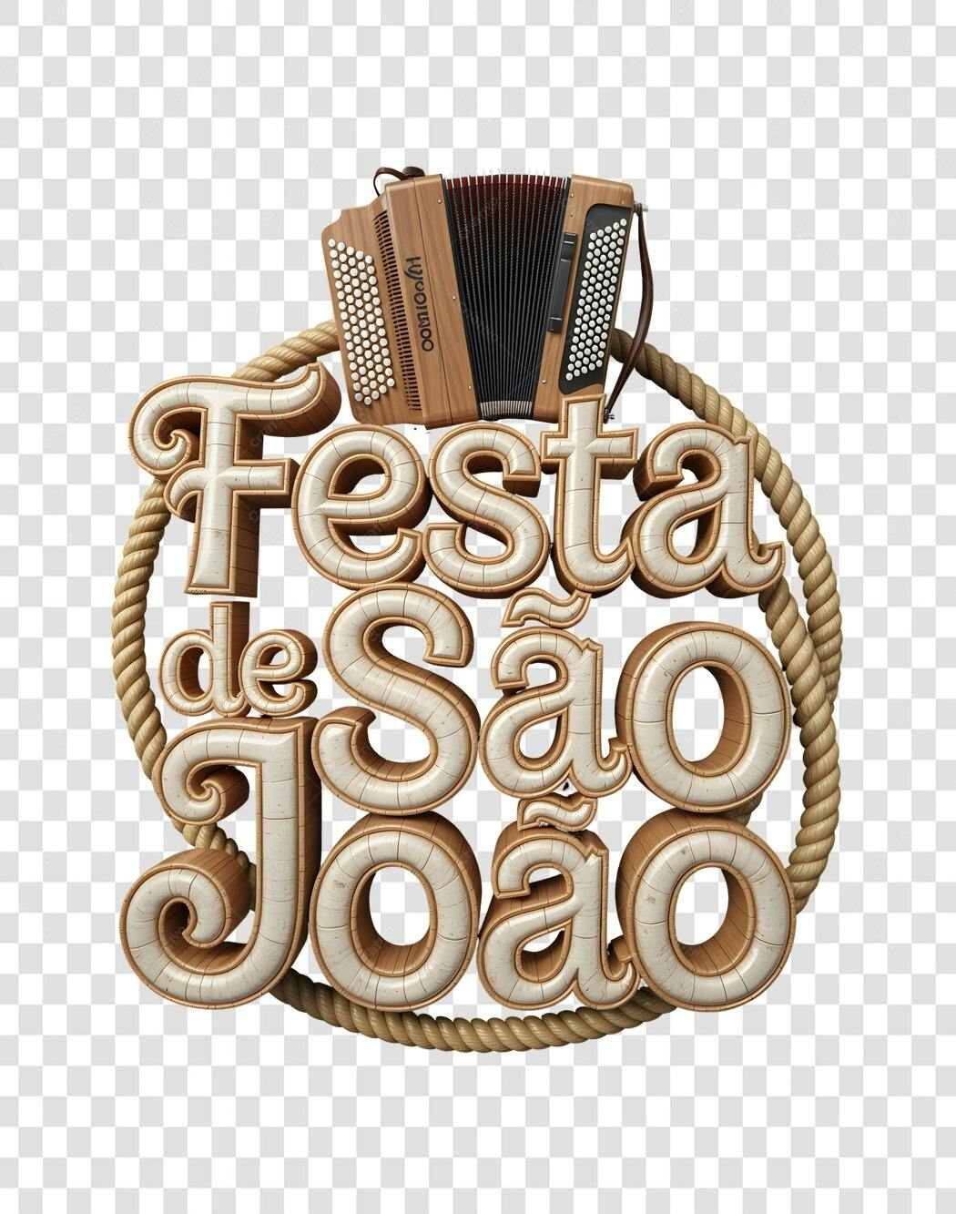 Banner Festa de São João PNG com fundo transparente
