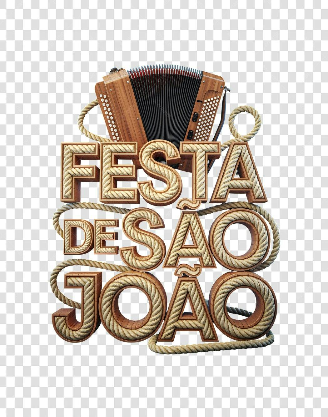 Banner Festa Junina PNG com fundo transparente