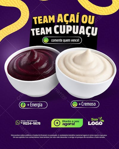 Team açai ou team cupuaçu