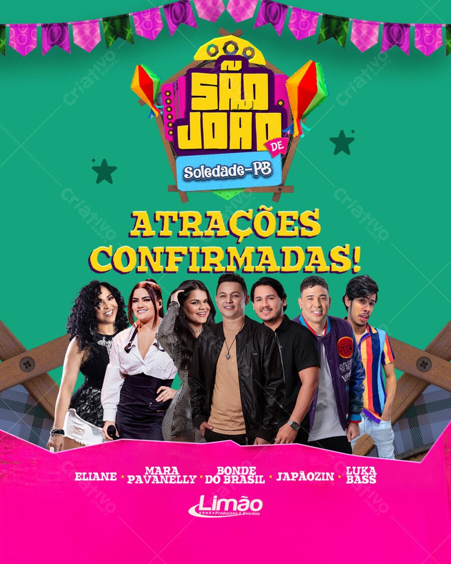 Flyer São João PSD Editável