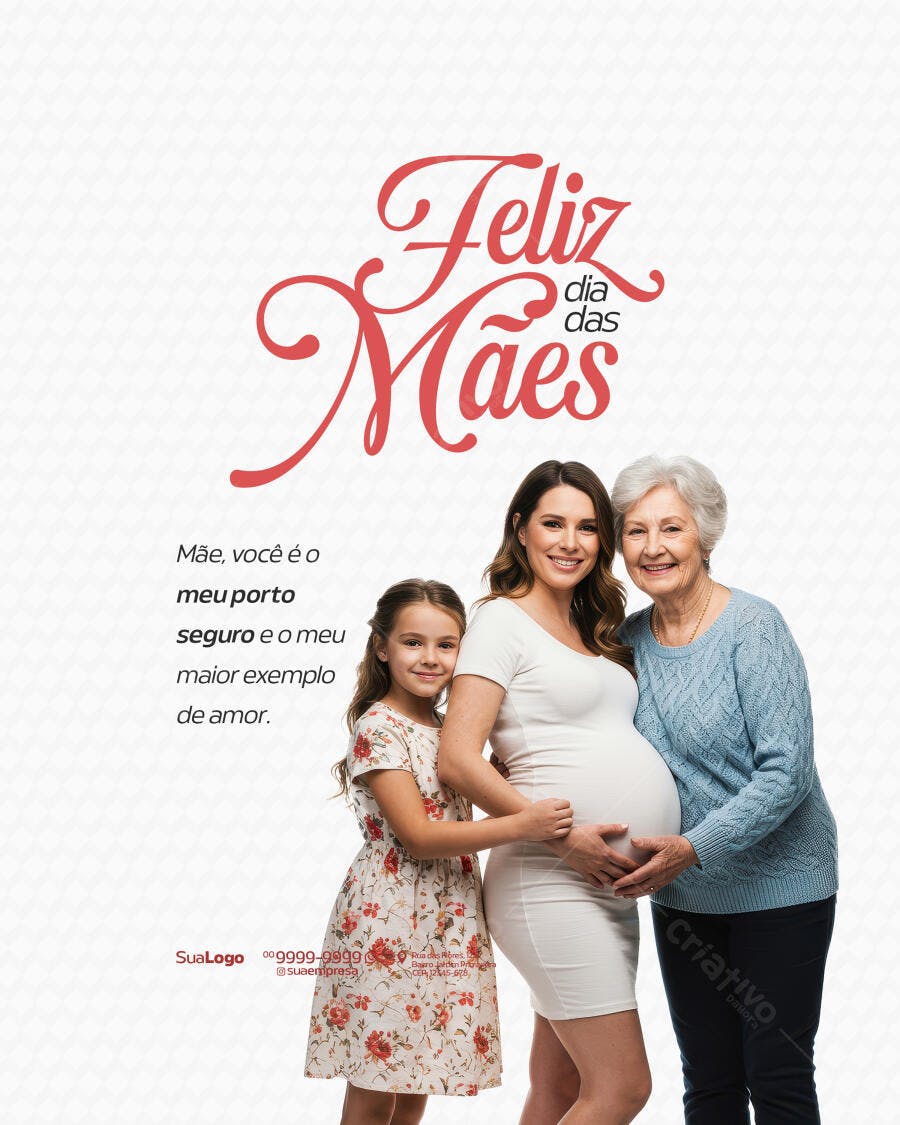 Flyer Dia das Mães PSD Editável