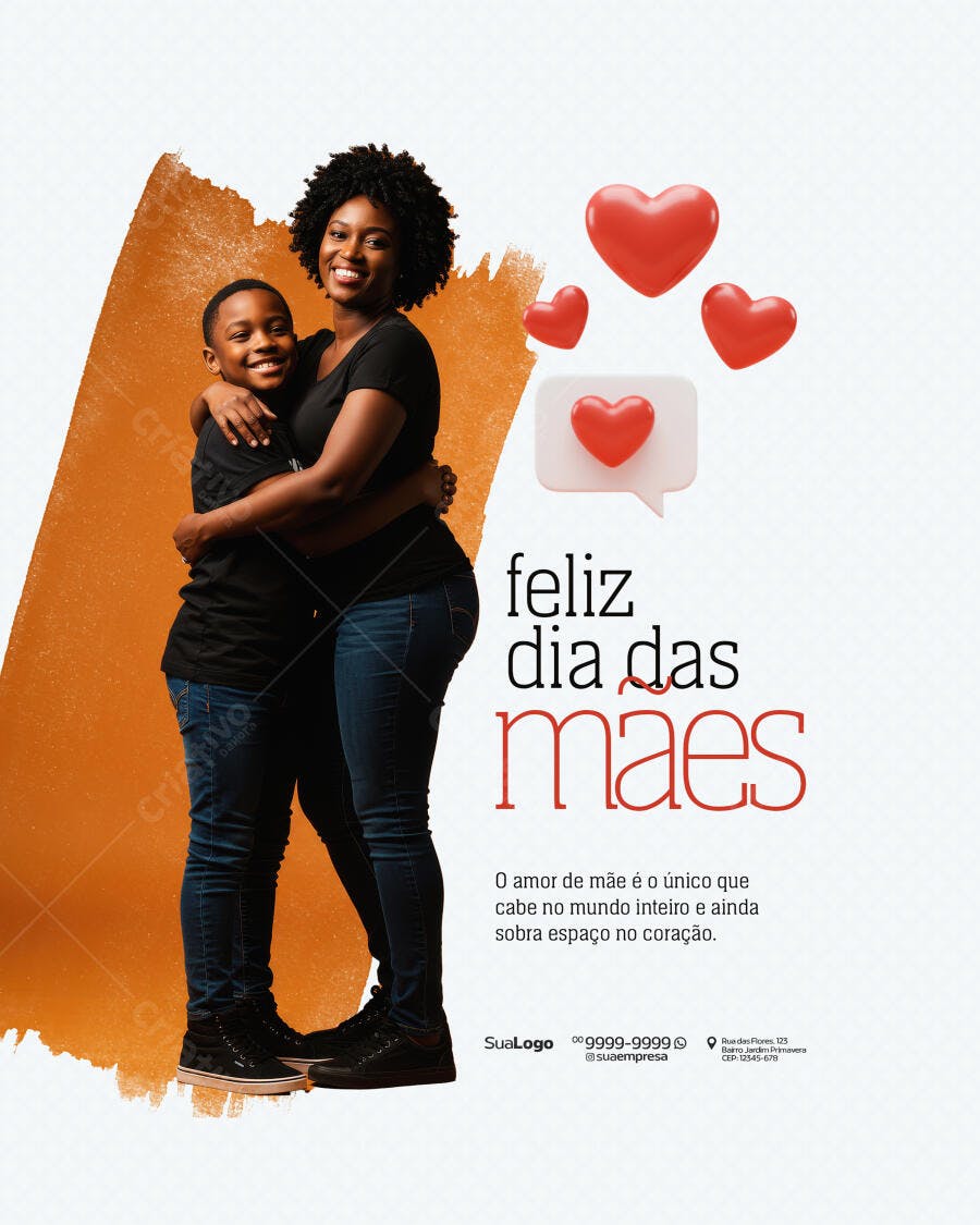 Flyer Dia das Mães PSD Editável