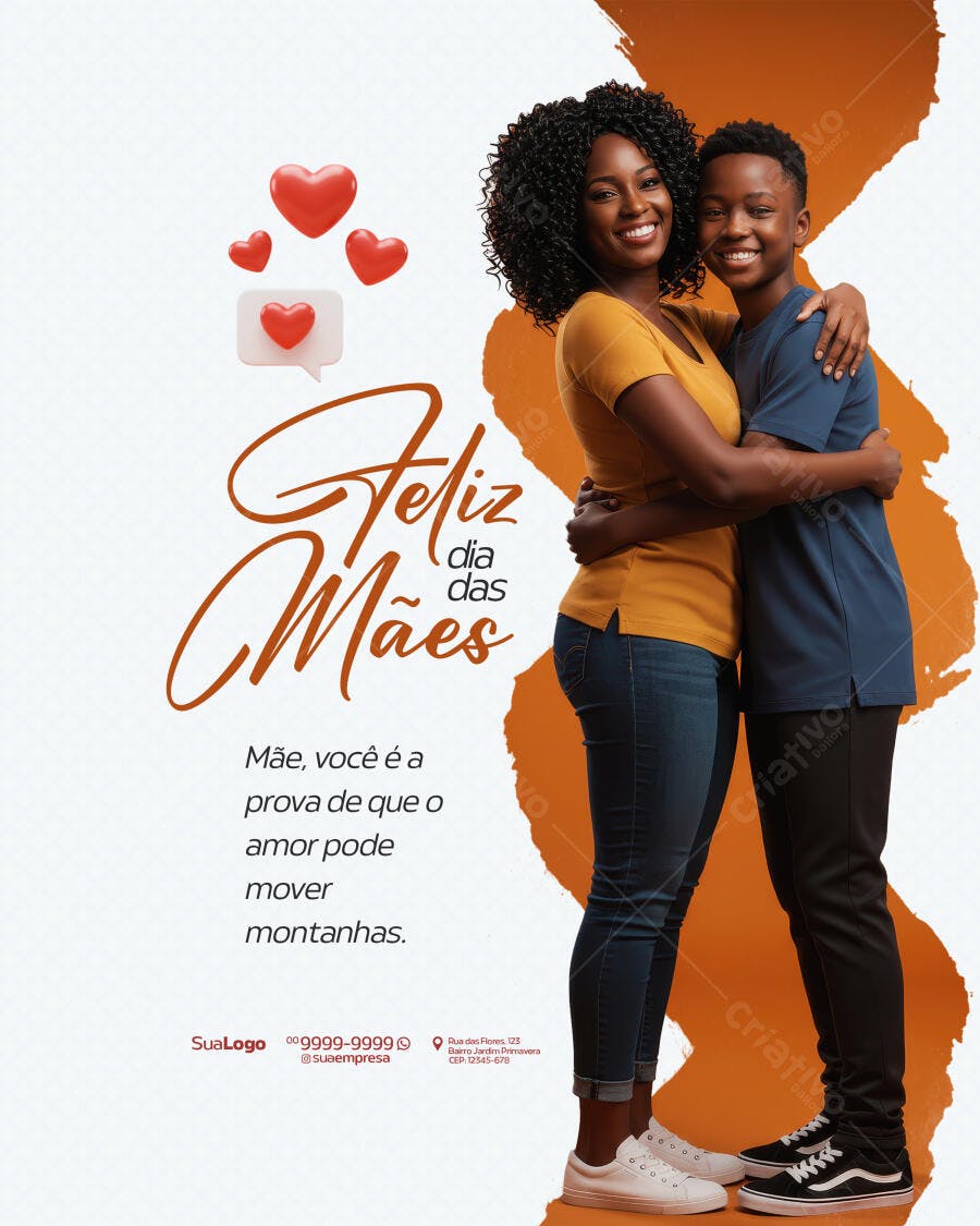 Postagem Dia das Mães PSD Editável