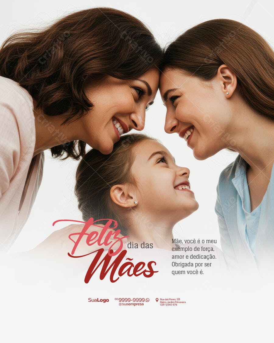 Flyer Dia das Mães PSD Editável