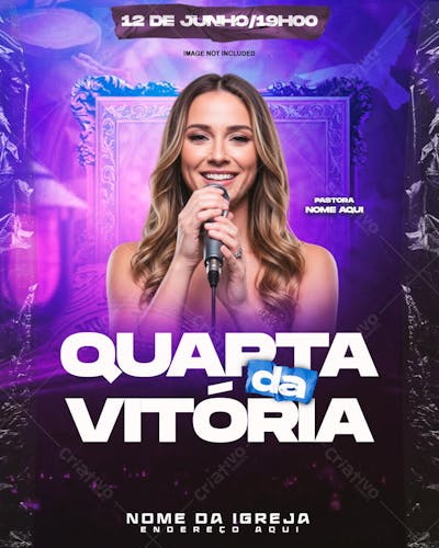FLYER QUARTA DA VITÓRIA - GOSPEL