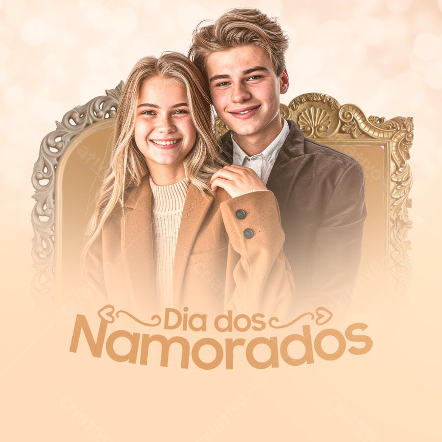 Post para o Dia dos Namorados PSD Editável