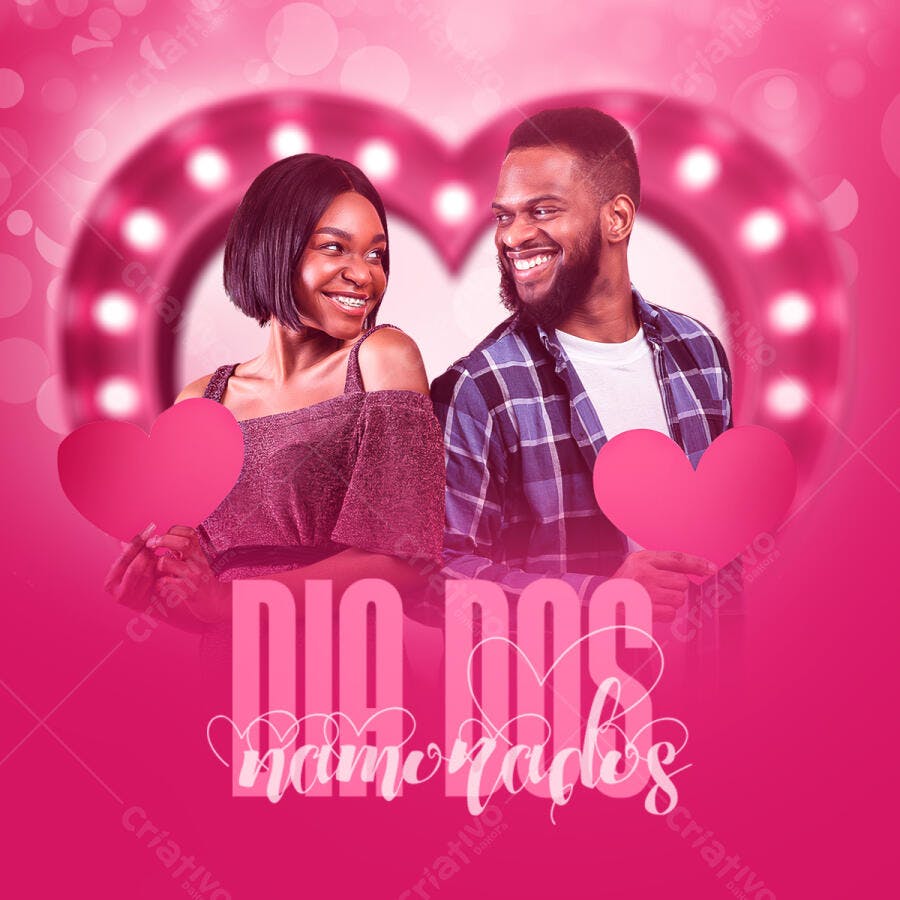Flyer Dia dos Namorados PSD Editável