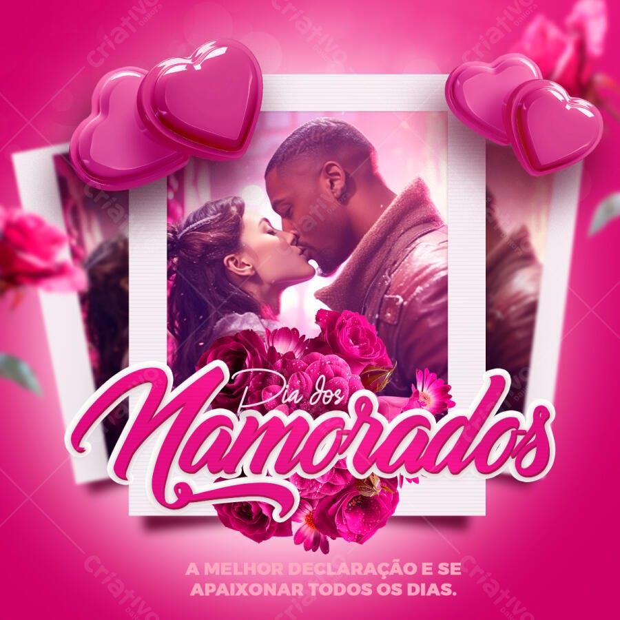 Flyer Dia dos Namorados PSD Editável