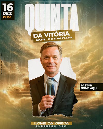 FLYER QUINTA DA VITÓRIA - GOSPEL