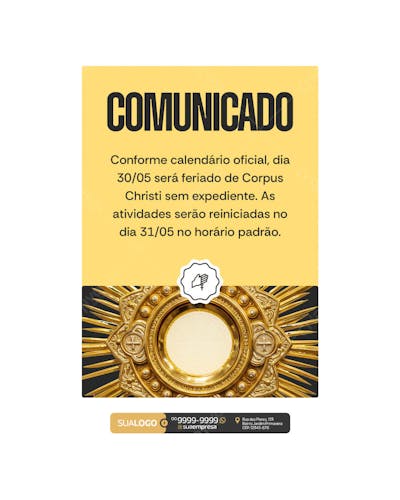 Comunicados de Corpus Christi (7)