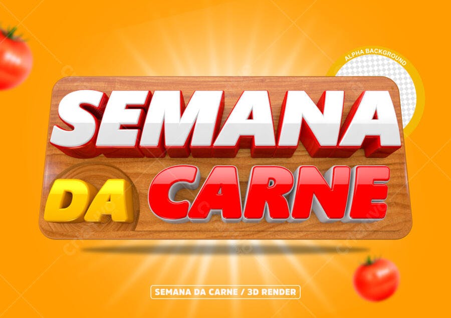 Banner Semana da Carne PSD Editável