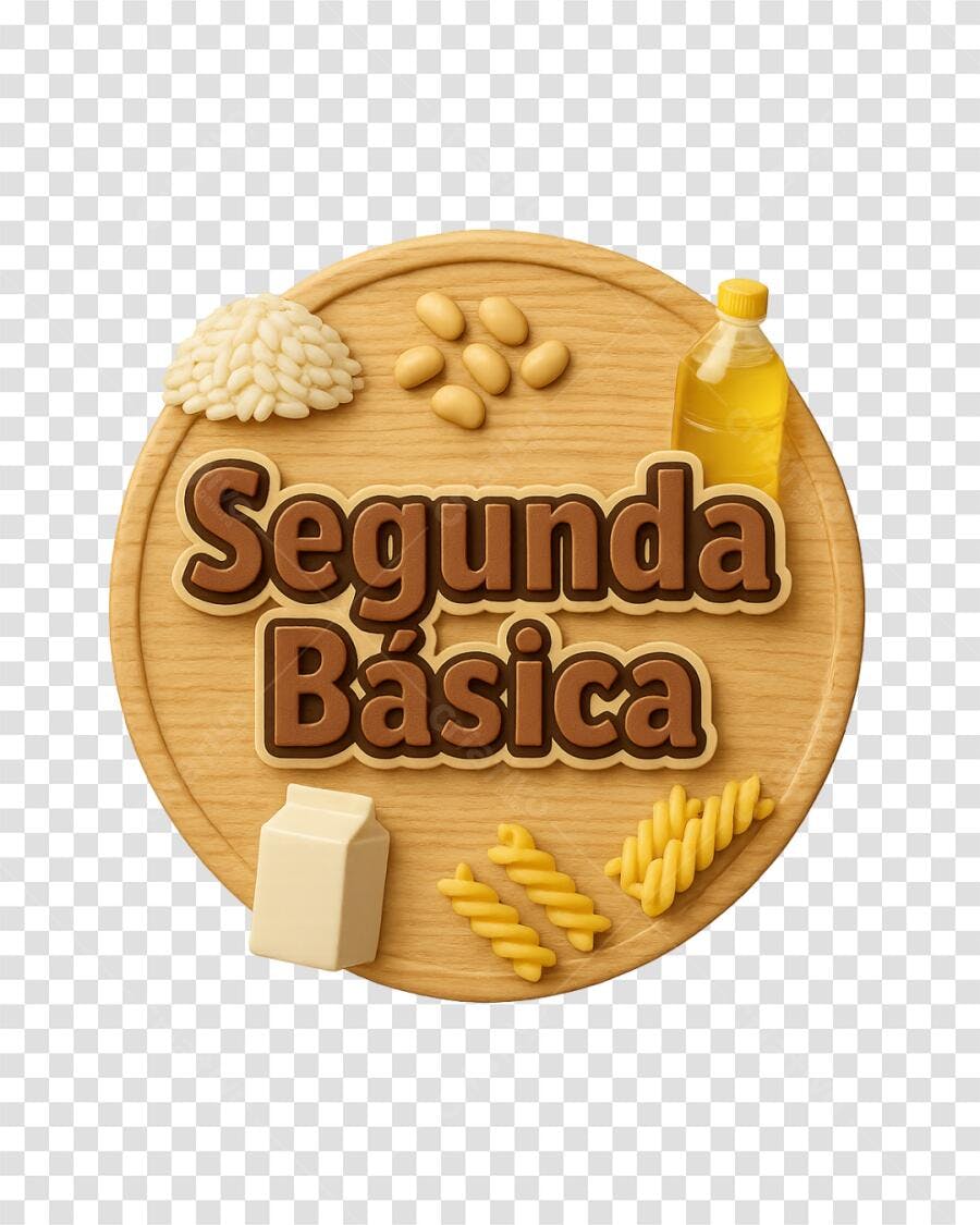 Banner cesta básica PNG com fundo transparente