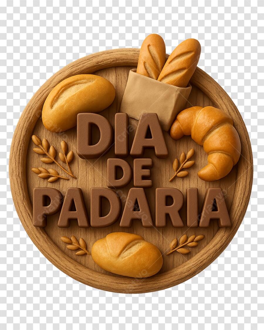 Post Instagram Dia de Padaria PNG com fundo transparente