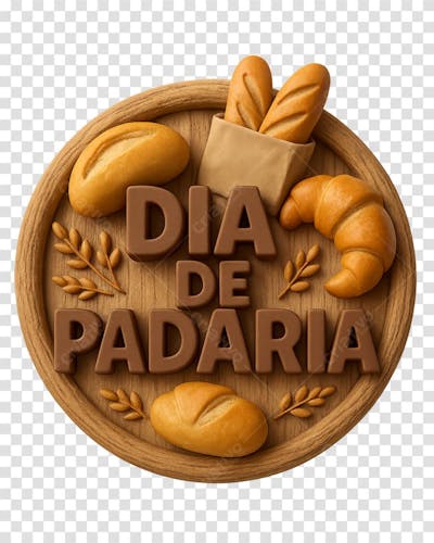 Dia de padaria fundo png