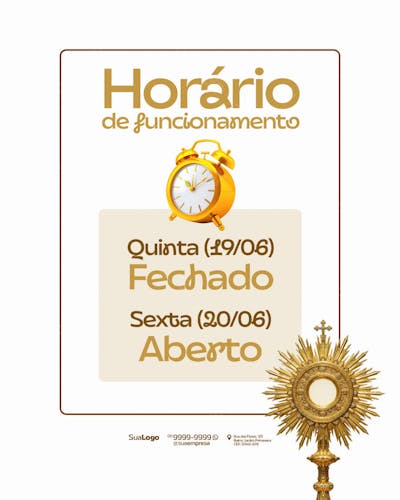 Social Media - Horários de Corpus Christi (5)