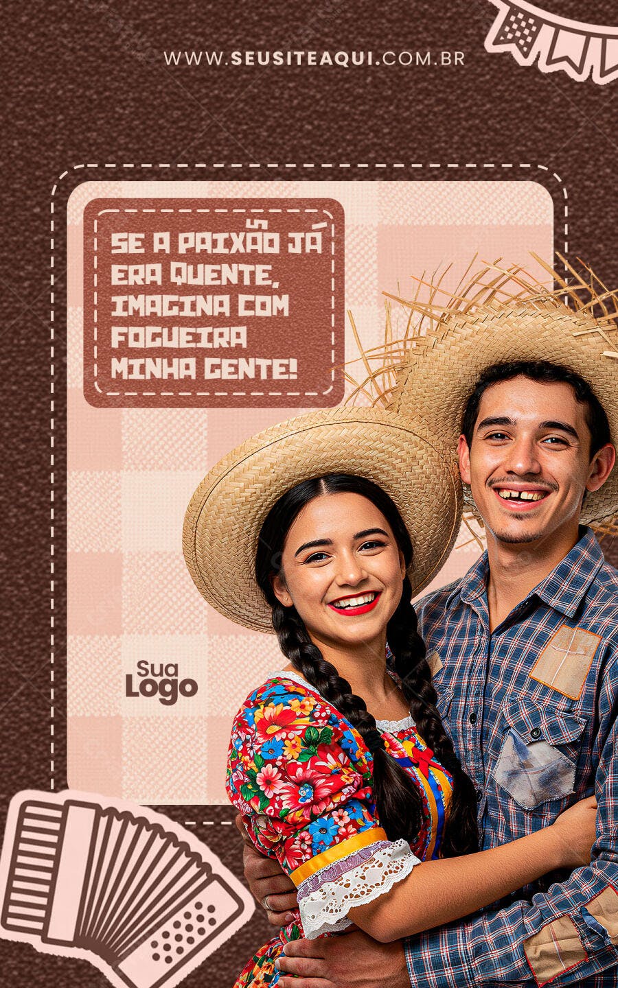 Flyer Festa Junina PSD Editável