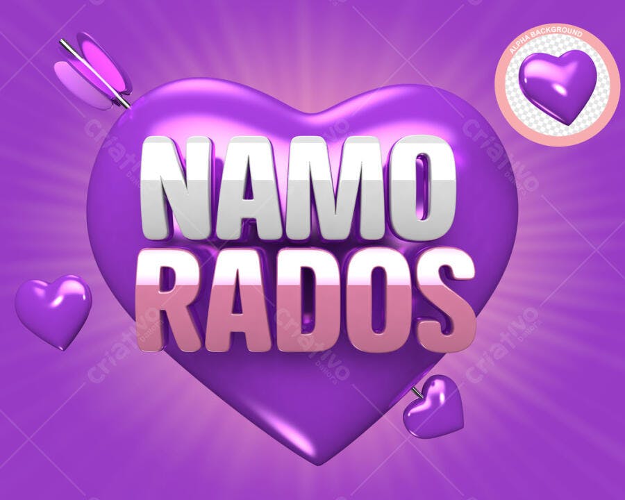 Imagem Dia dos Namorados PSD Editável