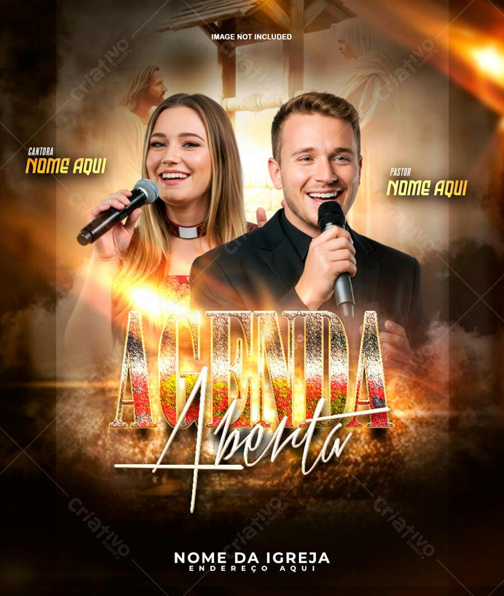 FLYER AGENDAS ABERTAS  - GOSPEL